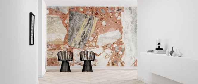 PHOTOWALL / Coral Colored Terrazzo (e314463)