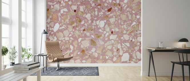 PHOTOWALL / Pink Terrazzo Texturae (e314474)