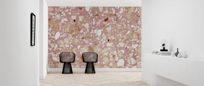 PHOTOWALL / Pink Terrazzo Texturae (e314474)