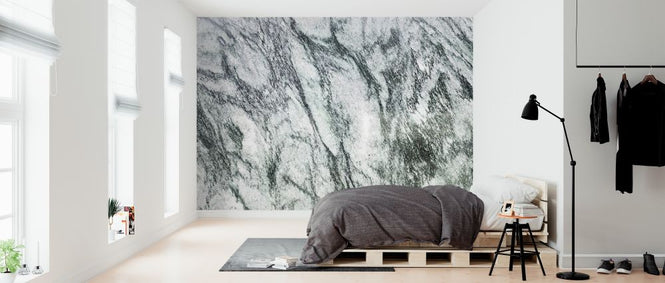 PHOTOWALL / White and Green Marble (e314478)