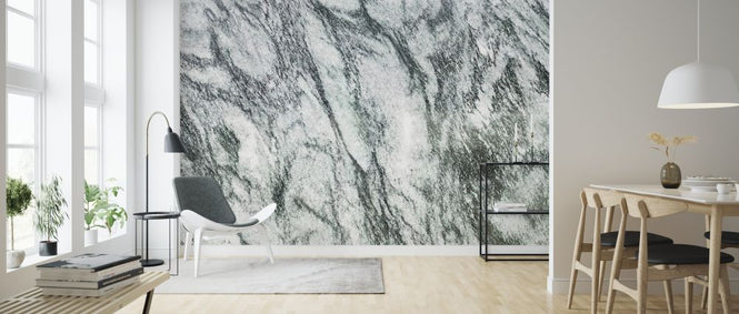 PHOTOWALL / White and Green Marble (e314478)