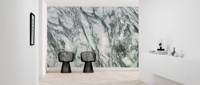 PHOTOWALL / White and Green Marble (e314478)