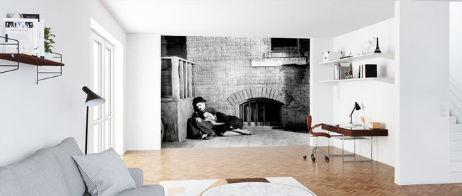 PHOTOWALL / Charlie Chaplin and Paulette Goddard in Modern Times (e314729)