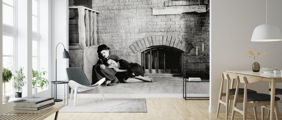 PHOTOWALL / Charlie Chaplin and Paulette Goddard in Modern Times (e314729)