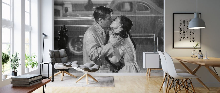 PHOTOWALL / Audrey Hepburn and George Peppard in Breakfast at Tiffanys (e314730)