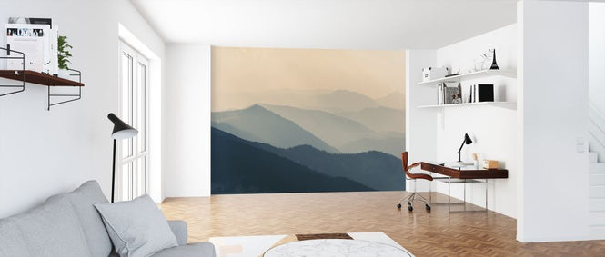 PHOTOWALL / Pale Mountain Silhouettes (e314691)