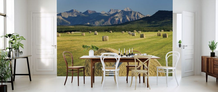 PHOTOWALL / Waterton Hay Bales (e315280)