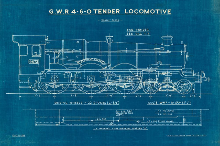 PHOTOWALL / Locomotive Blueprint I (e315282)