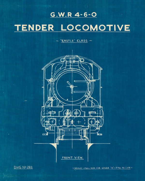 PHOTOWALL / Locomotive Blueprint II (e315283)