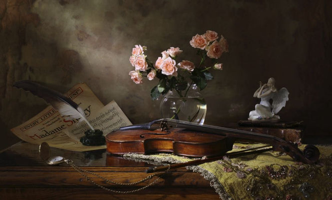 PHOTOWALL / Still Life with Violin and Roses (e315370)