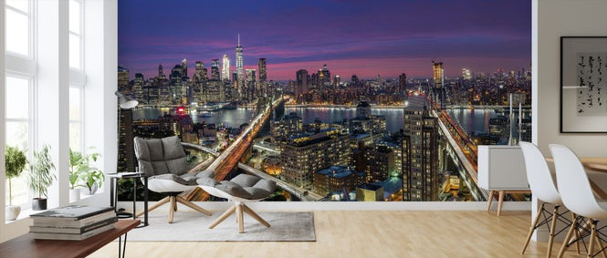 PHOTOWALL / Manhattan Skyline Sunset (e315401)