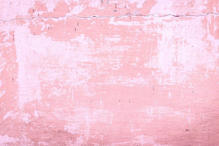PHOTOWALL / Cracked Pink Painted Wall (e315643)