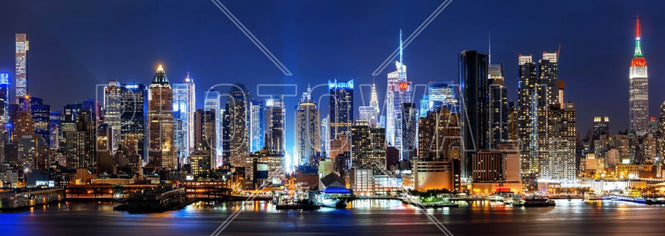 PHOTOWALL / New York City Night Skyline (e315807)