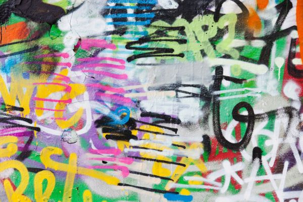 PHOTOWALL / Painted Graffiti Wall (e315836)