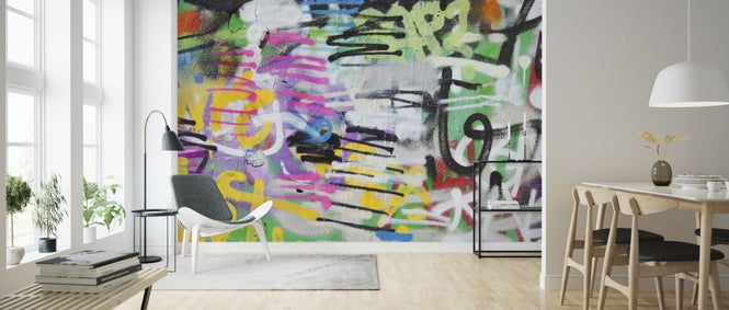 PHOTOWALL / Painted Graffiti Wall (e315836)