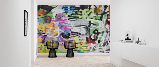 PHOTOWALL / Painted Graffiti Wall (e315836)