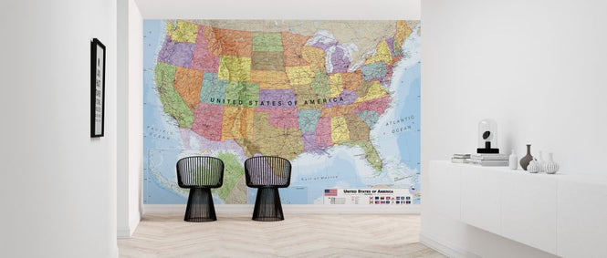 PHOTOWALL / Political USA Map (e316078)