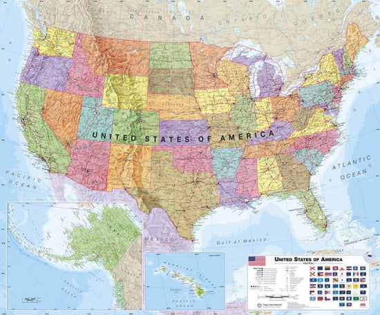 PHOTOWALL / Political USA Map (e316078)
