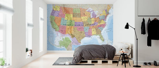 PHOTOWALL / Political USA Map (e316078)