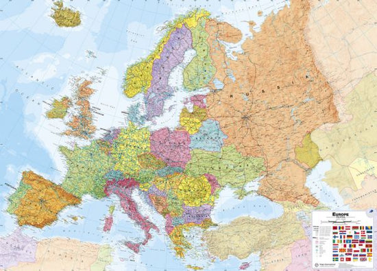 PHOTOWALL / Political Europe Map (e316079)