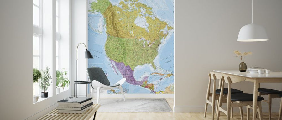PHOTOWALL / Political North America Map (e316080)