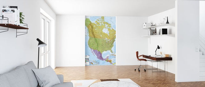 PHOTOWALL / Political North America Map (e316080)