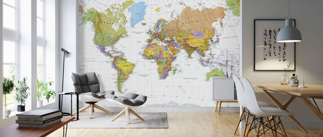 PHOTOWALL / Political World Map (e316084)
