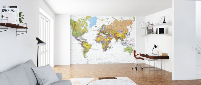 PHOTOWALL / Political World Map (e316084)