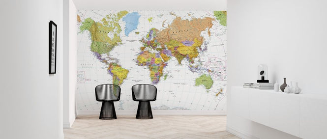PHOTOWALL / Political World Map (e316084)