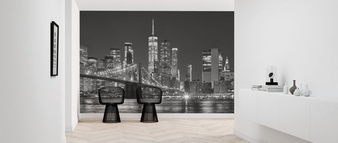 PHOTOWALL / Manhattan Skyline at Night (e315877)