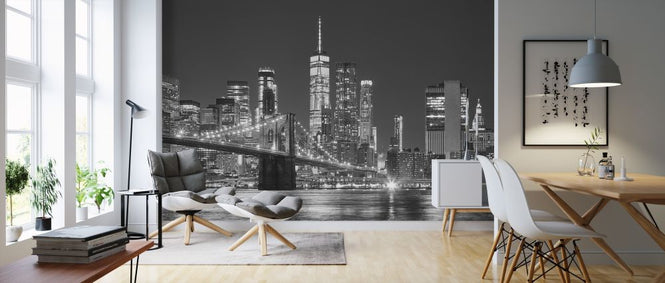 PHOTOWALL / Manhattan Skyline at Night (e315877)