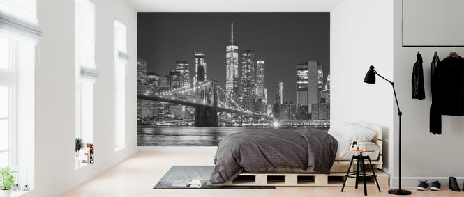 PHOTOWALL / Manhattan Skyline at Night (e315877)