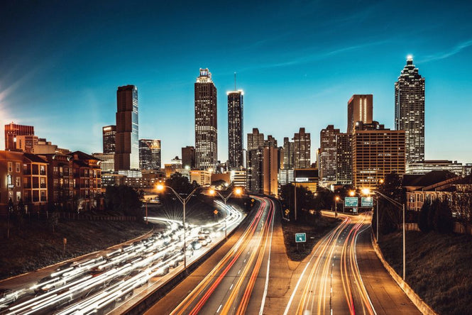 PHOTOWALL / Atlanta Skyline at Dusk (e315900)