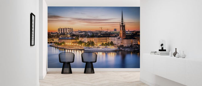 PHOTOWALL / Sunset over Riddarholmen (e315914)