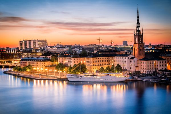 PHOTOWALL / Sunset over Riddarholmen (e315914)