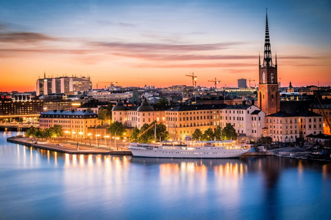 PHOTOWALL / Sunset over Riddarholmen (e315914)