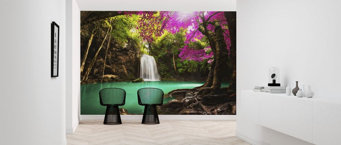 PHOTOWALL / Waterfall in Autumn Forest (e315931)