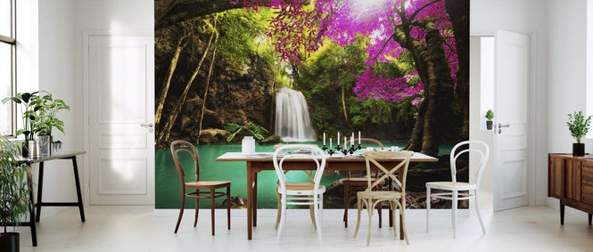 PHOTOWALL / Waterfall in Autumn Forest (e315931)