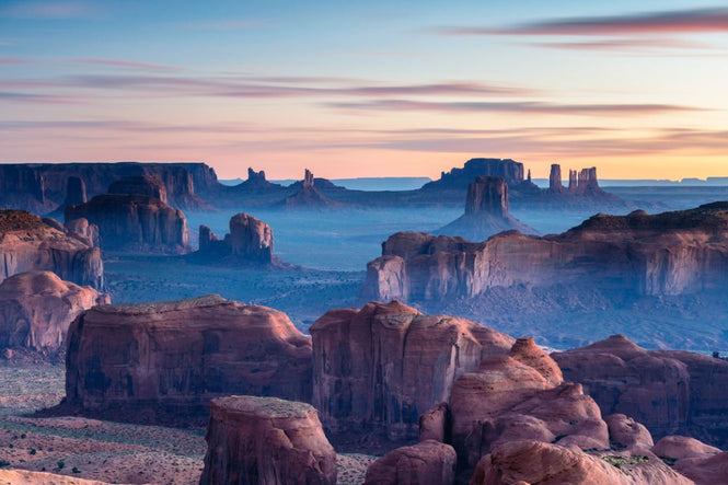 PHOTOWALL / Sunrise at Hunts Mesa (e316062)