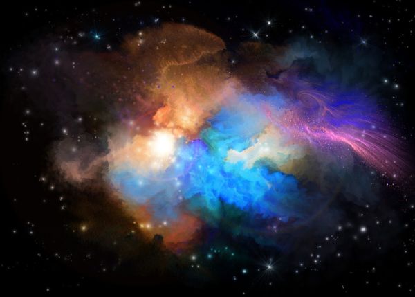 PHOTOWALL / Multicolored Nebula (e316147)
