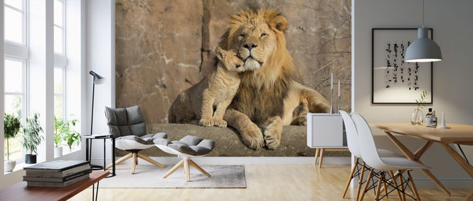 PHOTOWALL / Lion and Cub (e316508)