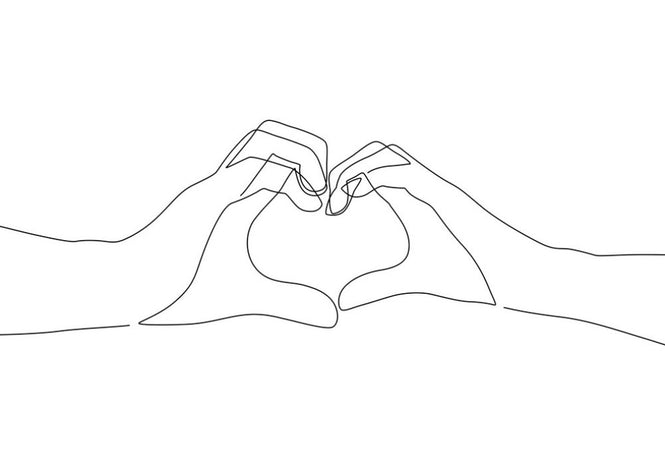 PHOTOWALL / Hand Heart (e316719)
