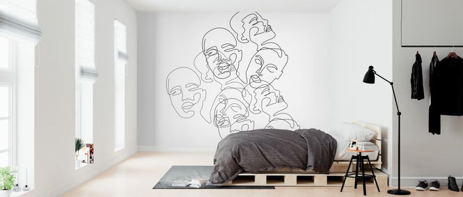 PHOTOWALL / Lined Face Sketches II (e316784)