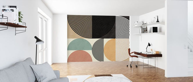 PHOTOWALL / Circles Mid Century XIII (e316821)