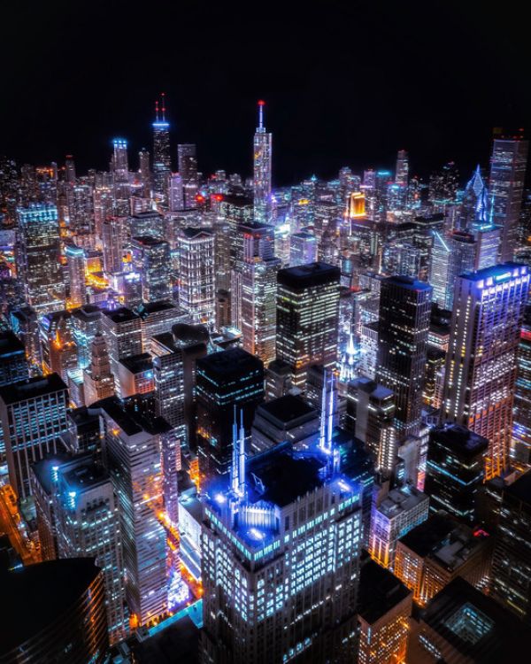 PHOTOWALL / Chicago Night (e316215)