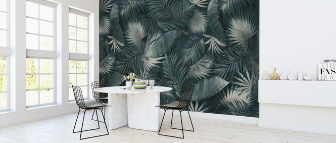 PHOTOWALL / Tropical Leaves - Green (e317154)