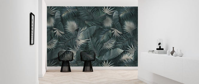 PHOTOWALL / Tropical Leaves - Green (e317154)
