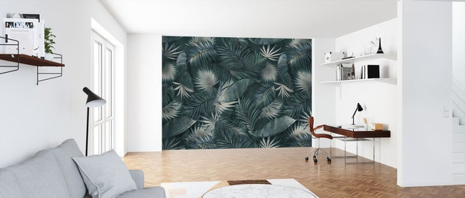 PHOTOWALL / Tropical Leaves - Green (e317154)