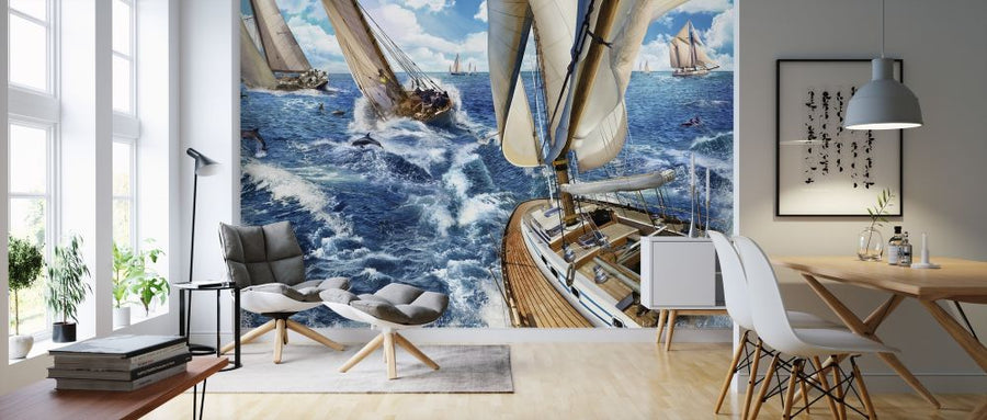 PHOTOWALL / Sailing with Dolphins (e317157)