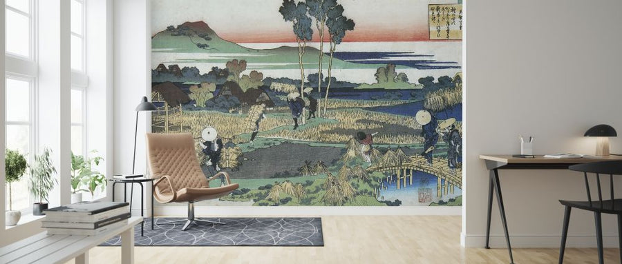 PHOTOWALL / Peasants in Autumn - Katsushika Hokusai (e317002)